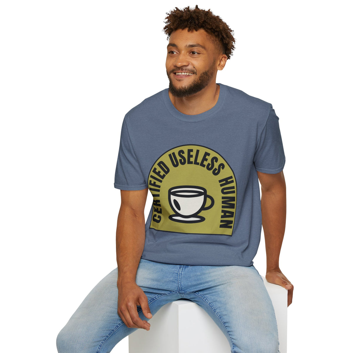 Certified Useless Human T-Shirt — Funny Coffee Lover Graphic Tee - Trending Now - August 2026
