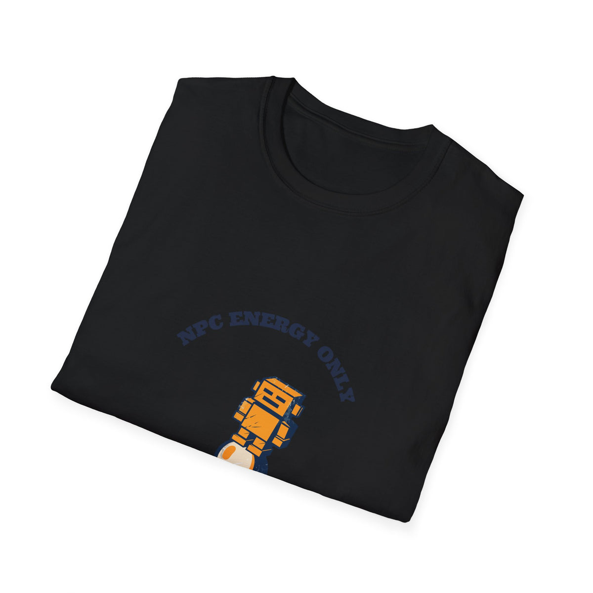 NPC Energy Only Retro Push Button T-Shirt, Funny Gaming Culture Meme Graphic Tee - Trending Now - September 2026