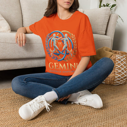Gemini Zodiac T-Shirt — 'Gemini: Master of Adaptation' Astrological Graphic Tee