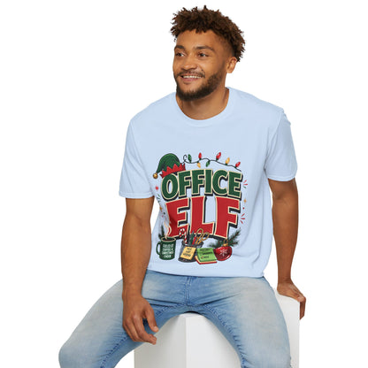 Office Elf T-Shirt — Funny Christmas Work Holiday Tee
