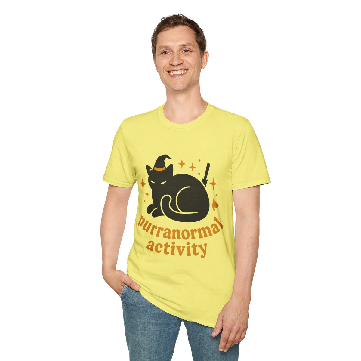 Paranormal Activity Circle T-Shirt — Cute Retro Ghost & Stars Tee - Trending Now - August 2026