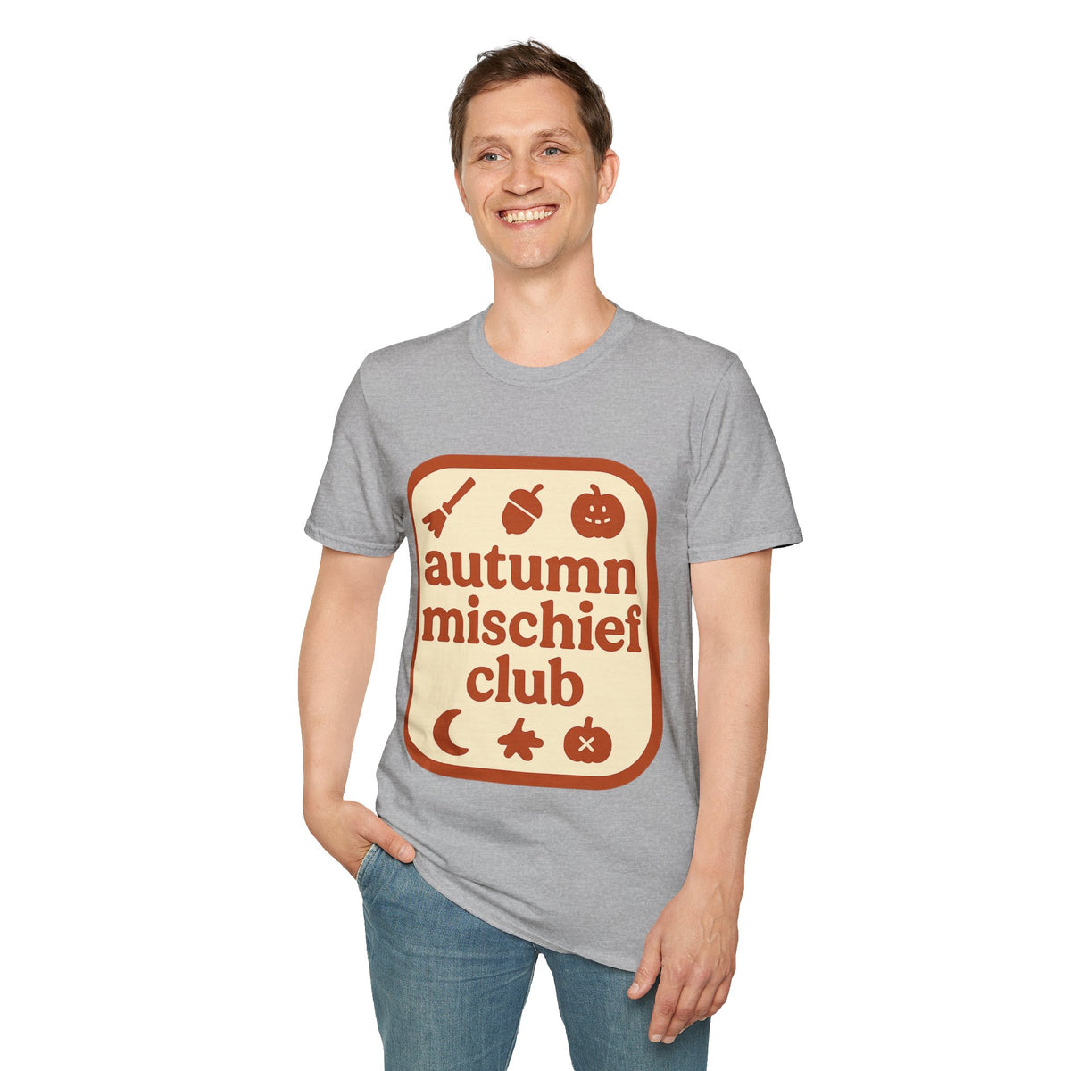 Autumn Mischief Club T-Shirt — Cozy Fall Graphic Tee - Trending Now - August 2026