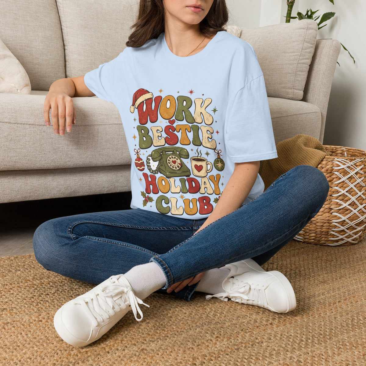 Work Bestie Holiday Club T-Shirt