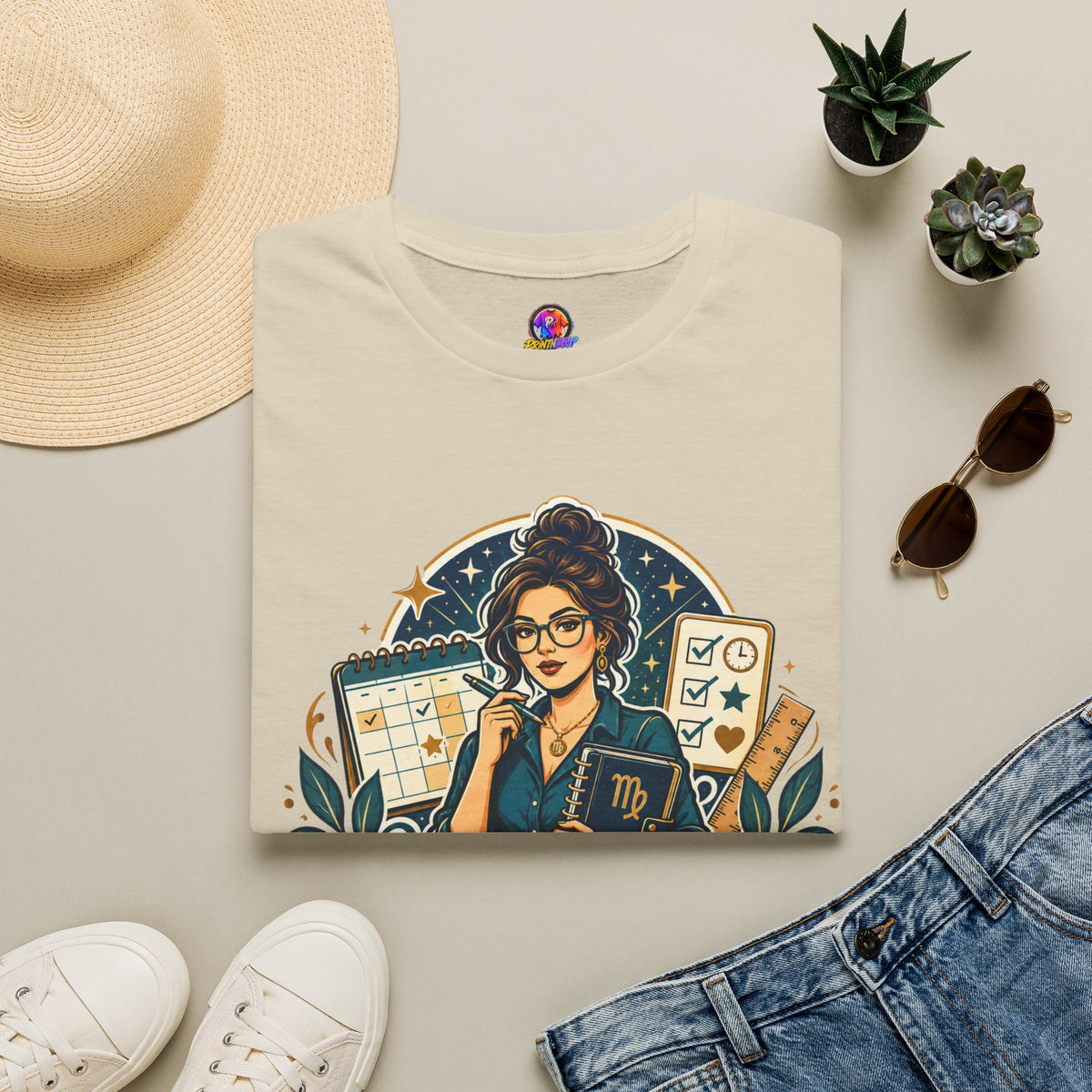 Virgo Planner T-Shirt — “Relax I Already Made A Plan For That” Astrological Tee