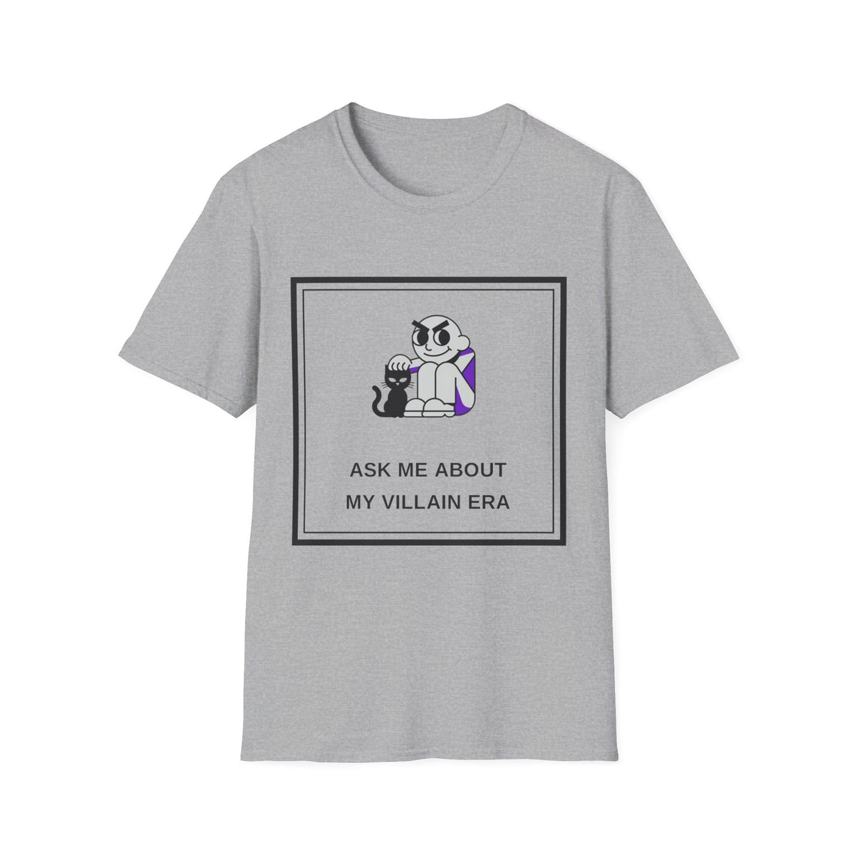 T-Shirt — "Ask Me About My Villain Era" Graphic Tee (Cute Villain Skull Design) - Trending Now - August 2026