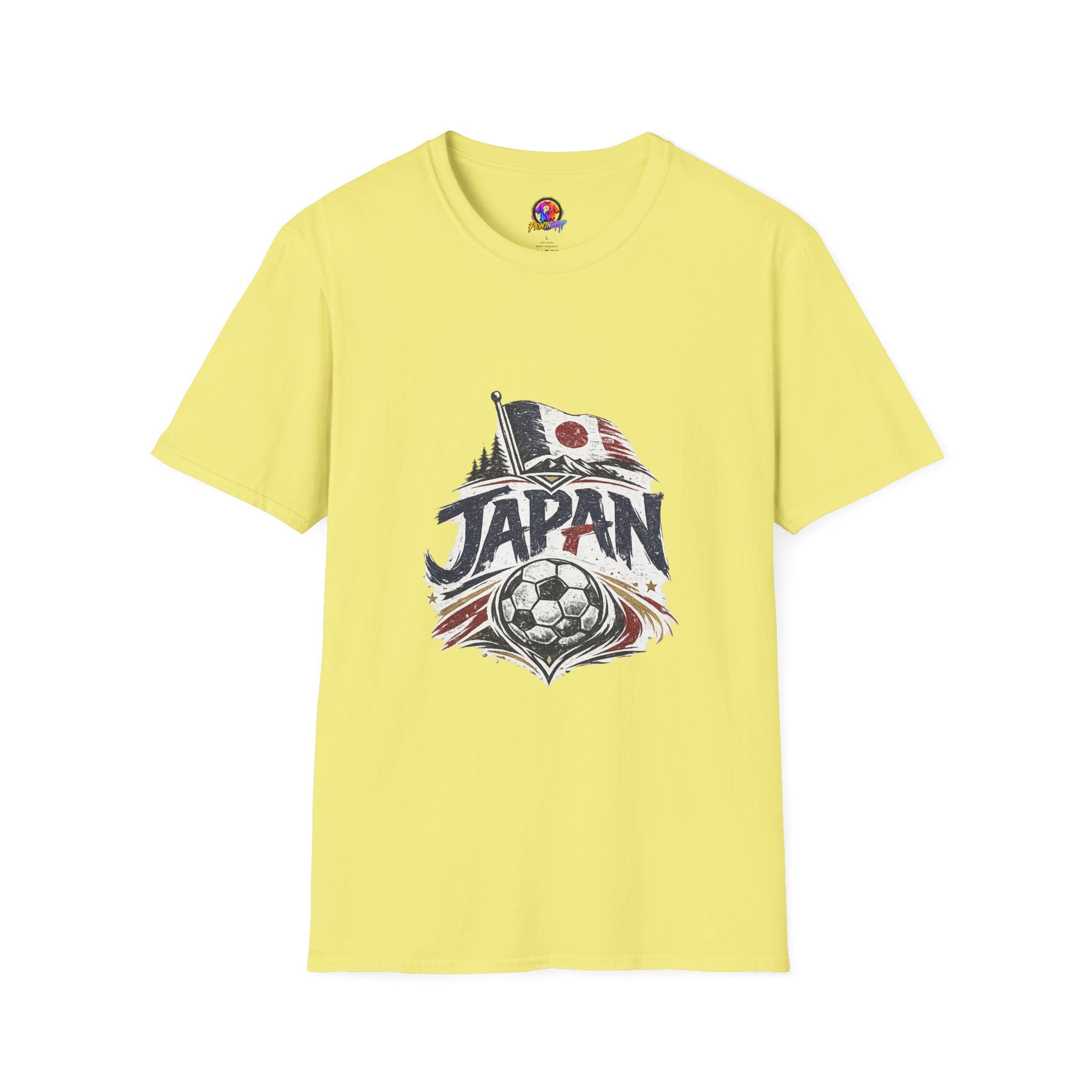 Japan Soccer T-Shirt – Vintage Flag & Crest Football Tee