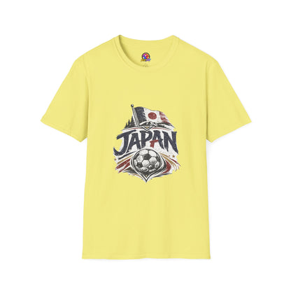 Japan Soccer T-Shirt – Vintage Flag & Crest Football Tee