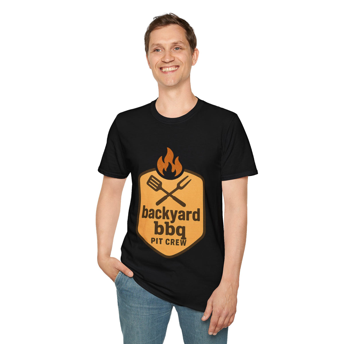 Backyard BBQ T-Shirt — Grilling Badge Tee - Trending Now - August 2026
