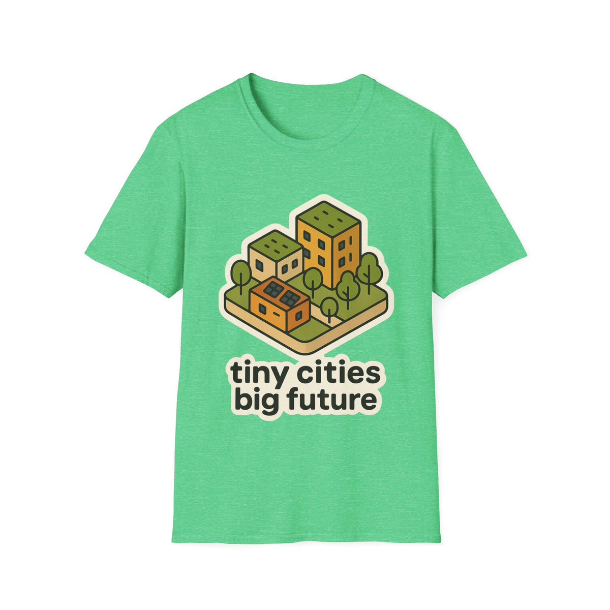 Tiny Cities Big Future T-Shirt — Eco Urbanism Graphic Tee - Trending Now - September 2026