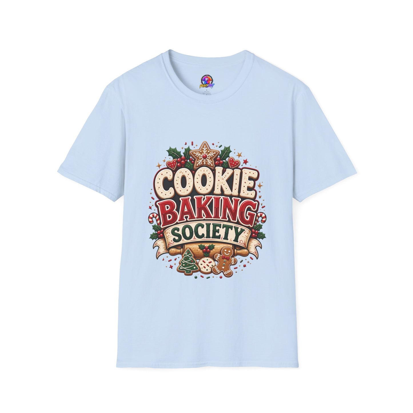 Cookie Baking Society T-Shirt — Holiday Baking Graphic Tee