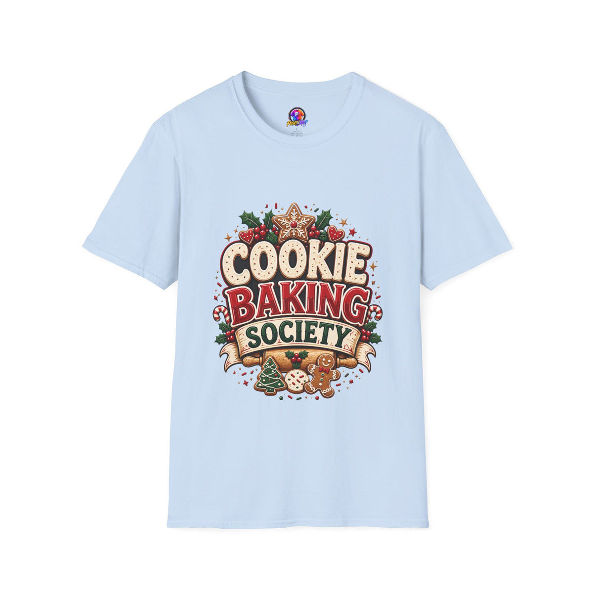 Cookie Baking Society T-Shirt — Holiday Baking Graphic Tee