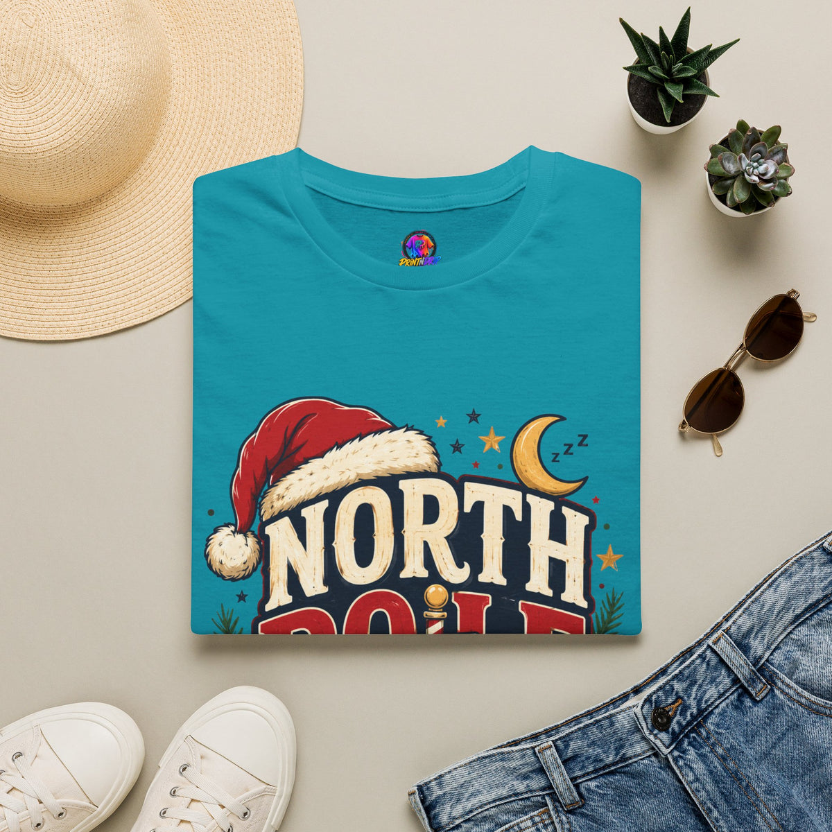 North Pole Nap Team T-Shirt — Funny Christmas Sleepy Holiday Tee