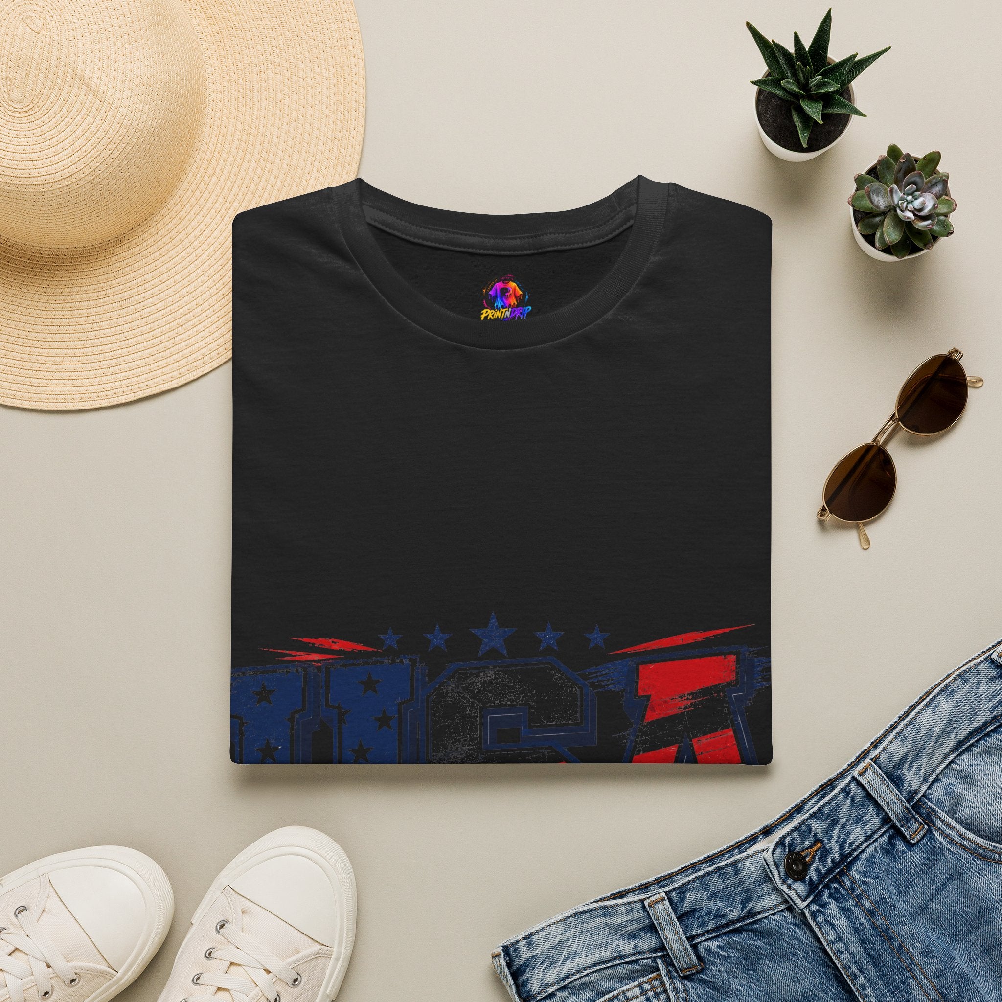 USA Flag Graphic T-Shirt — Patriotic American Pride Tee