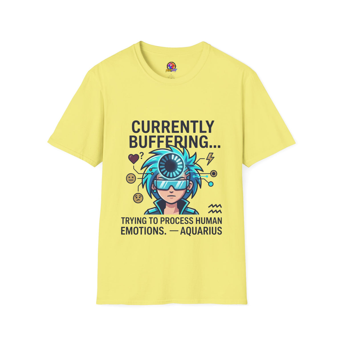 Currently Buffering T-Shirt — Funny Aquarius Zodiac Tee