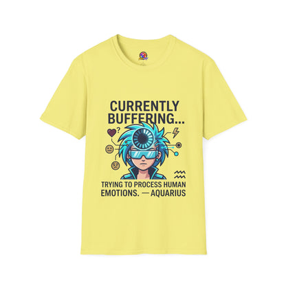 Currently Buffering T-Shirt — Funny Aquarius Zodiac Tee
