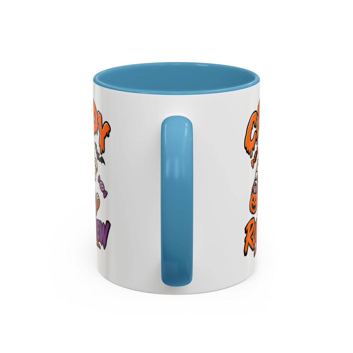 Candy Run Crew Coffee Mug — Halloween Skeleton Trick-or-Treat Accent Mug (11/15oz)