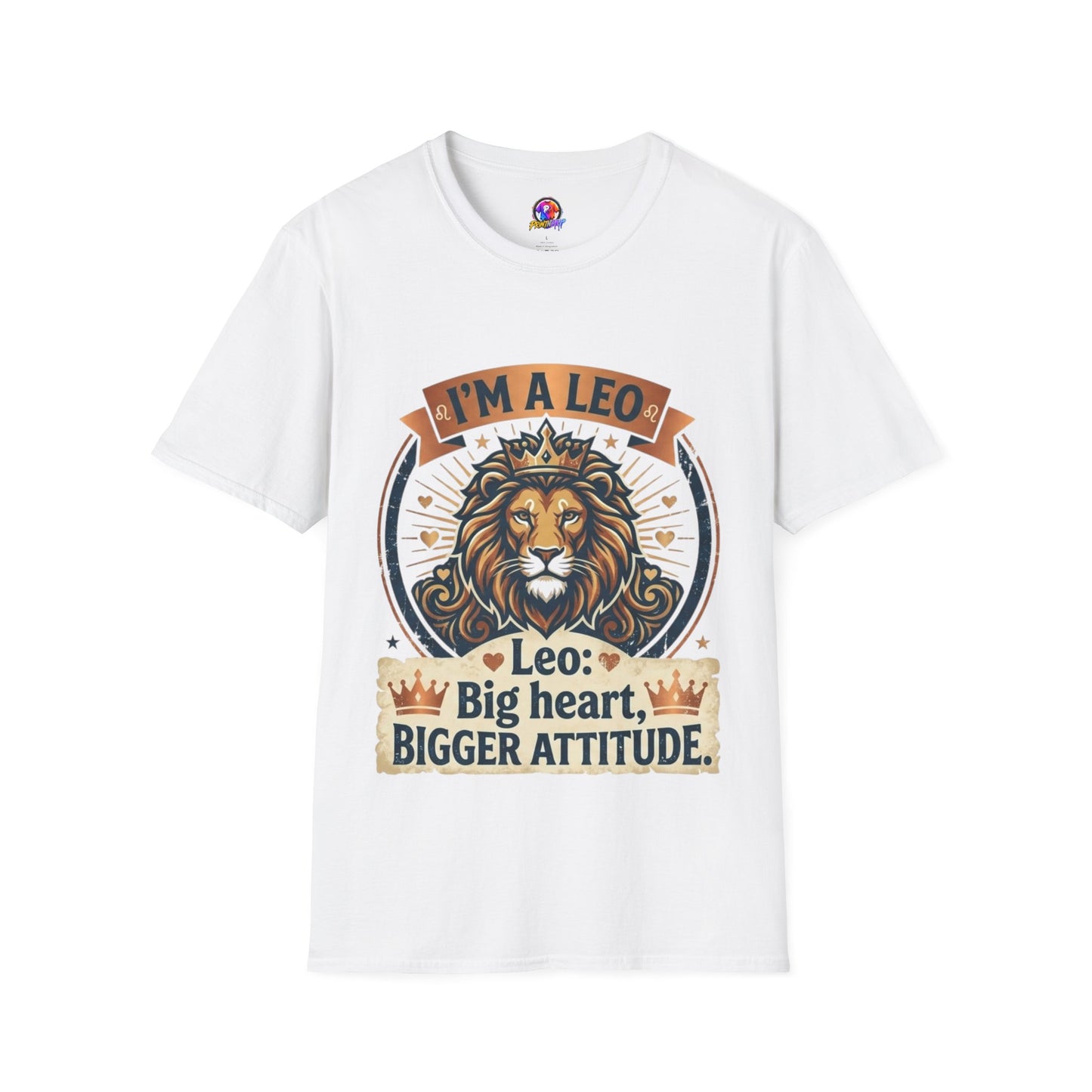 Leo Zodiac T-Shirt — "I’m a Leo: Big Heart, Bigger Attitude"