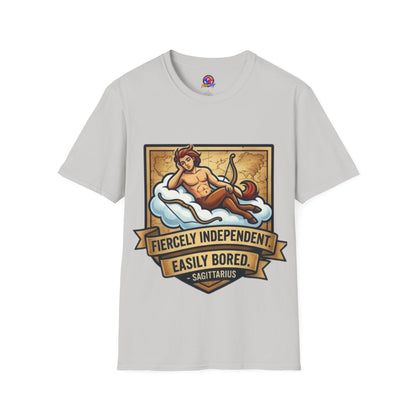Sagittarius Zodiac T‑Shirt — Fiercely Independent, Easily Bored Astrology Tee