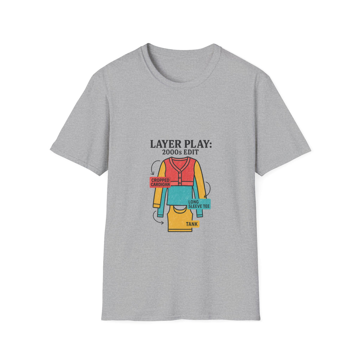 Layer Play: 2000s Edit T-Shirt - Trending Now - October 2026