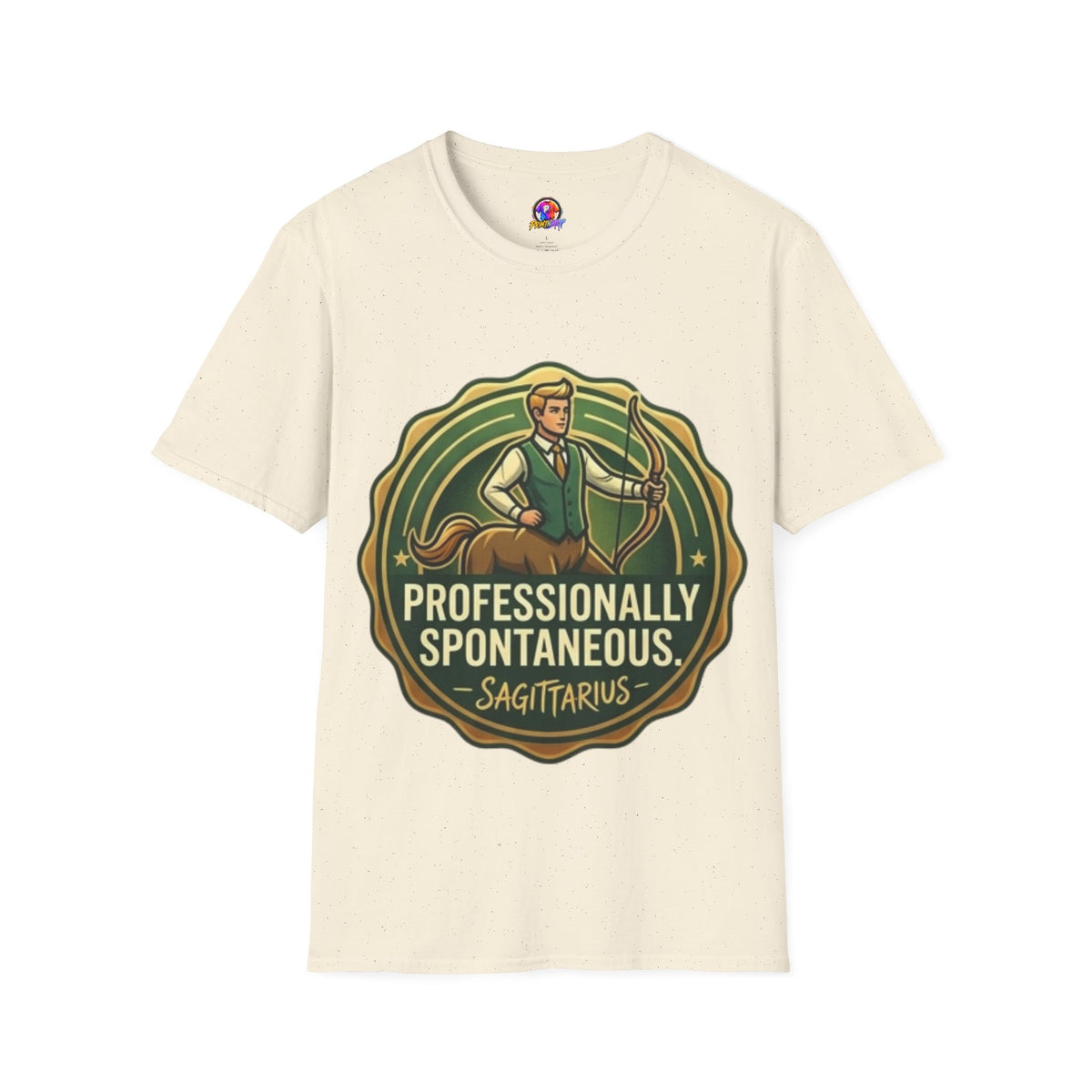 Sagittarius Archer T‑Shirt — "Professionally Spontaneous" Zodiac Tee
