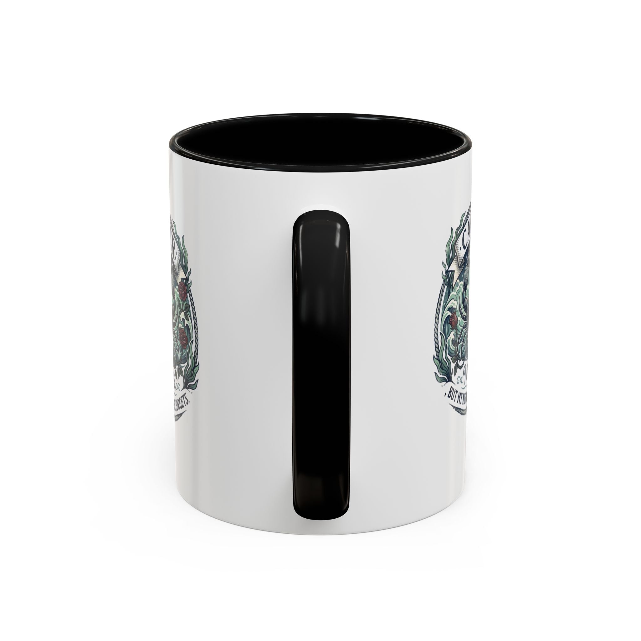 Cancer Zodiac Accent Coffee Mug — 'I Forgive But My Memory Never Forgets' Horoscope Gift