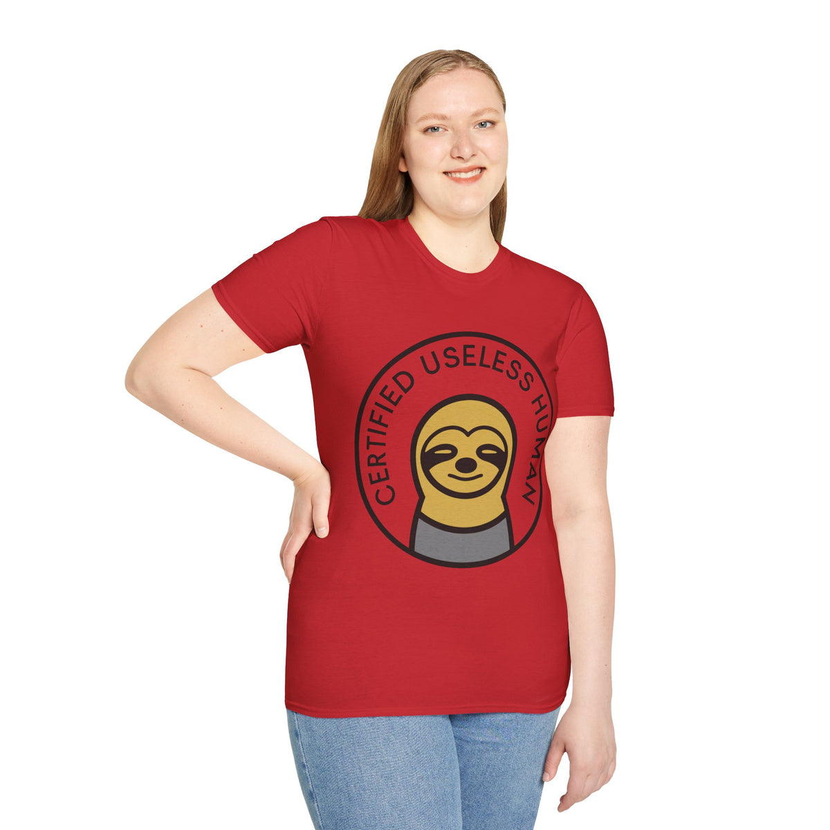 Certified Useless Human Sloth T-Shirt — Funny Lazy Sloth Graphic Tee - Trending Now - August 2026