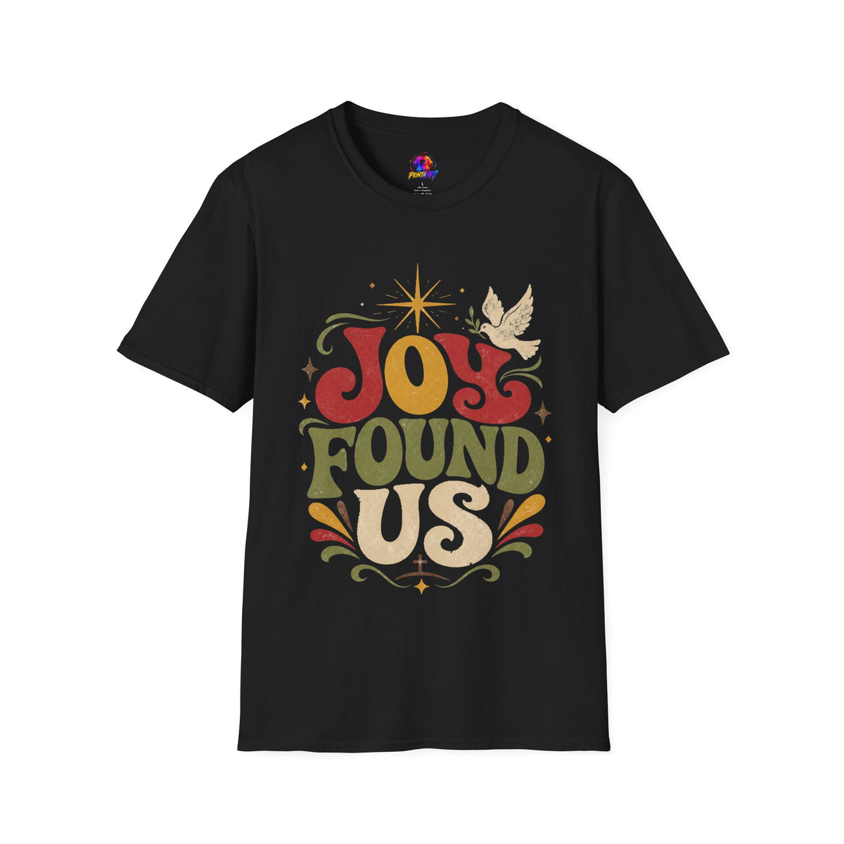 Joy Found Us T‑Shirt — Retro Christmas Holiday Graphic Tee