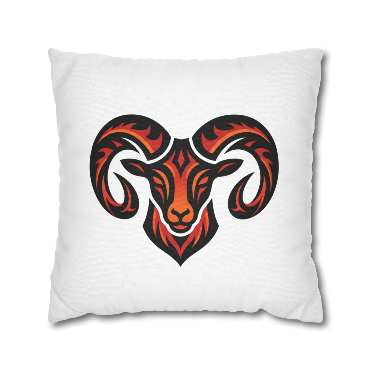 Aries Fiery Ram Head Pillowcase