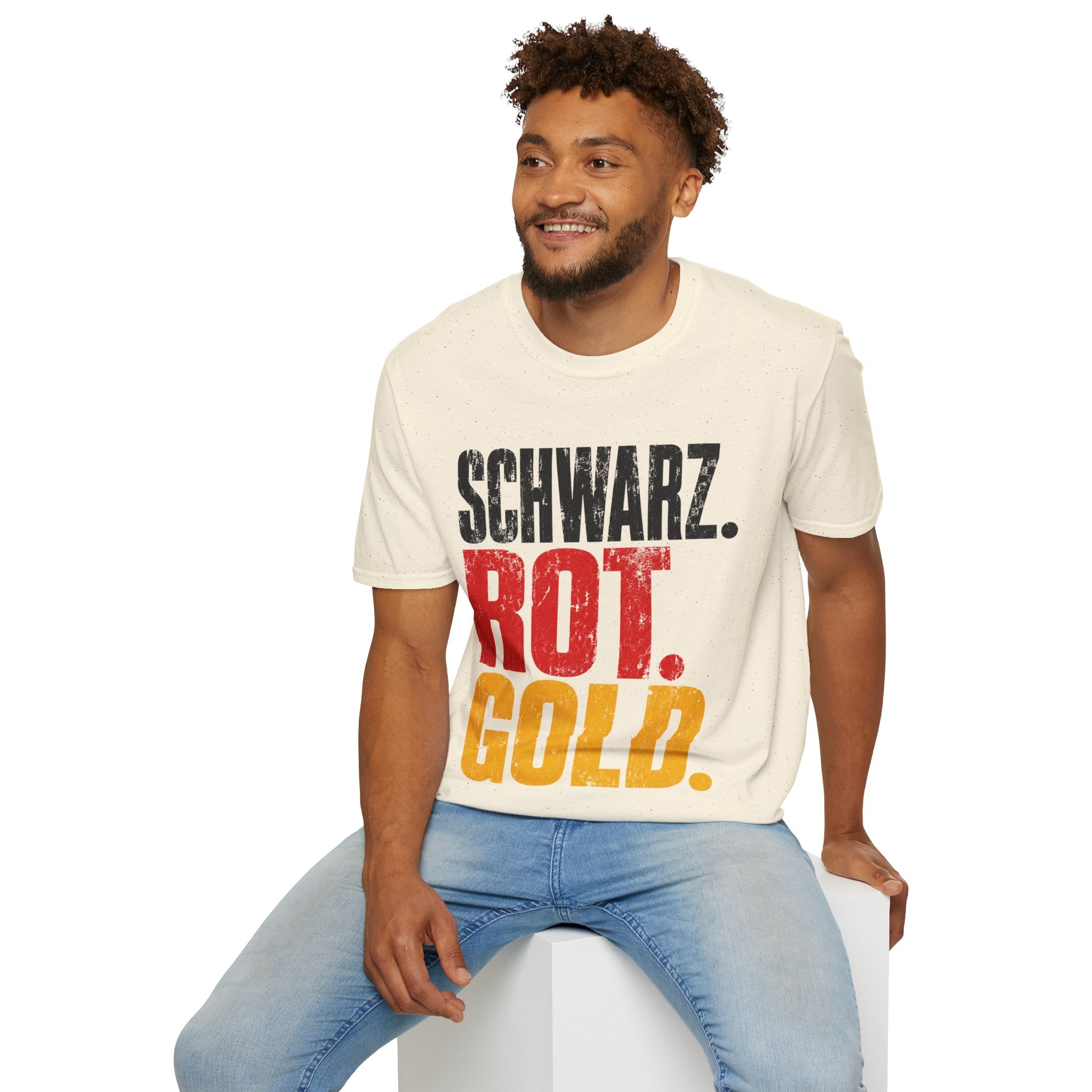 Germany Schwarz Rot Gold T-Shirt — German Flag Pride Graphic Tee