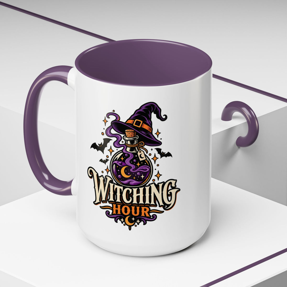 Witching Hour Coffee Mug — Halloween Witch Potion Accent Mug (11/15oz)