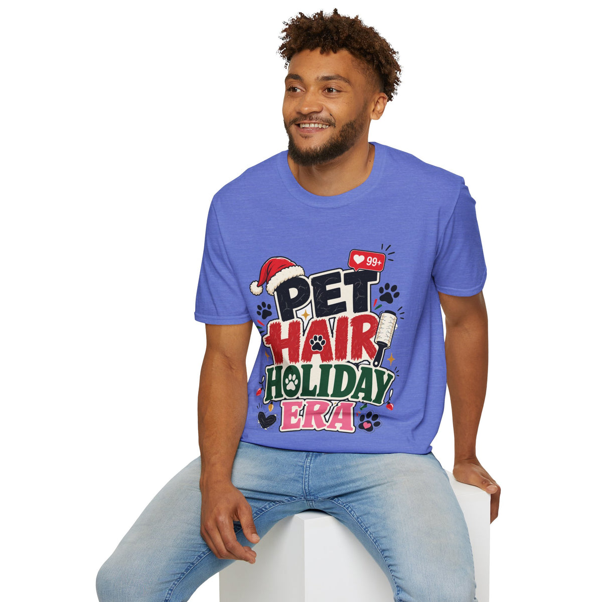 Pet Hair Holiday Tee — Funny Christmas Shirt for Pet Lovers