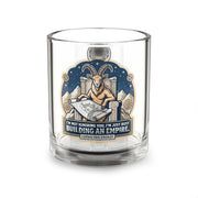 Capricorn Glass Mug - "Building An Empire" 10oz Zodiac Coffee Cup