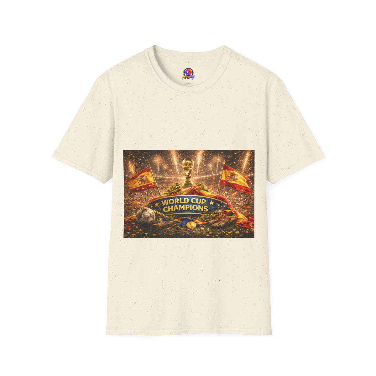 World Cup Champions T-Shirt — Spanish Football Victory Design