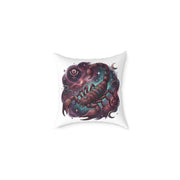 Scorpio Zodiac Astrological Square Poly Canvas Pillow