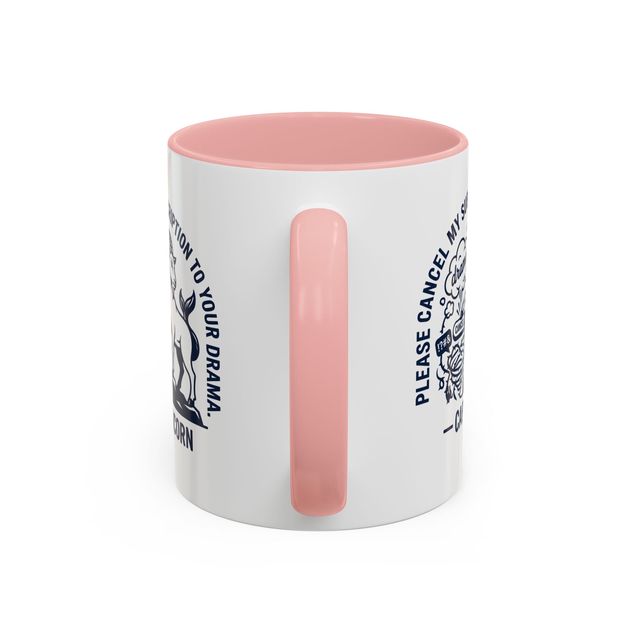Capricorn Accent Coffee Mug – “Please Cancel My Subscription to Your Drama” Zodiac Gift