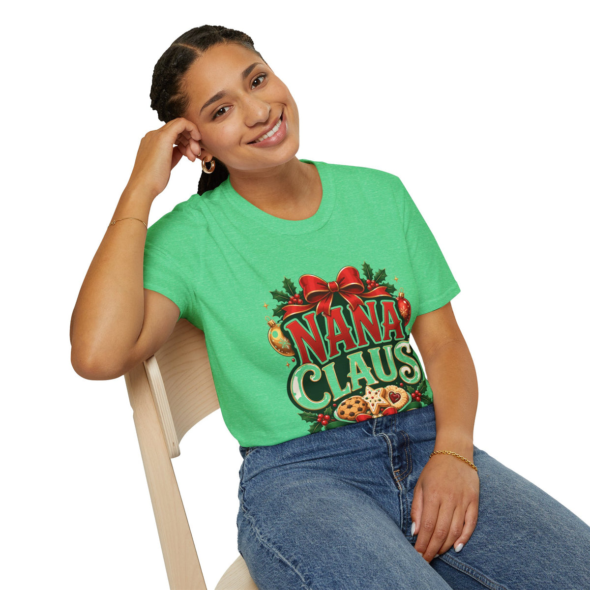 Nana Claus Christmas Tee — Festive Holiday Grandma T-Shirt