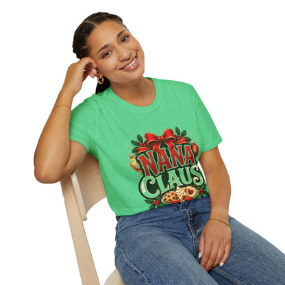 Nana Claus Christmas Tee — Festive Holiday Grandma T-Shirt