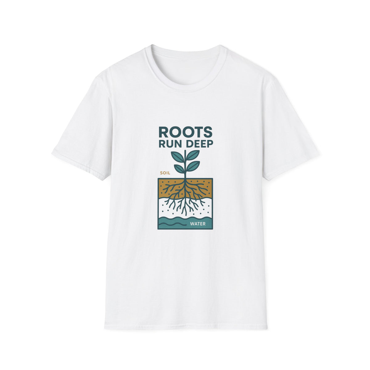 Roots Run Deep T-Shirt — Eco Plant Graphic Tee - Trending Now - August 2026
