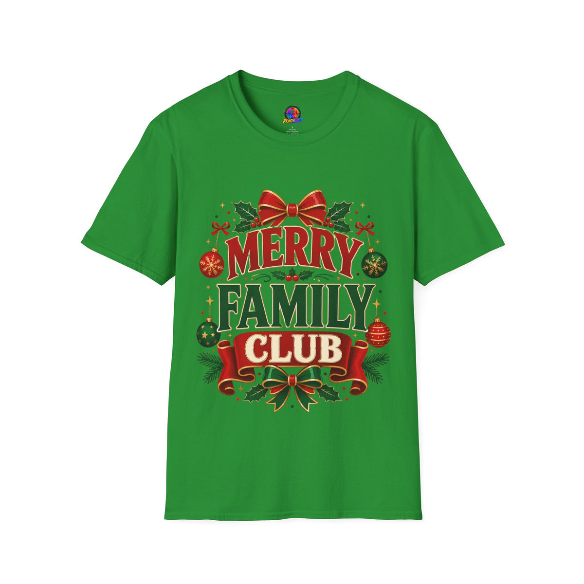 Merry Family Club Christmas T-Shirt