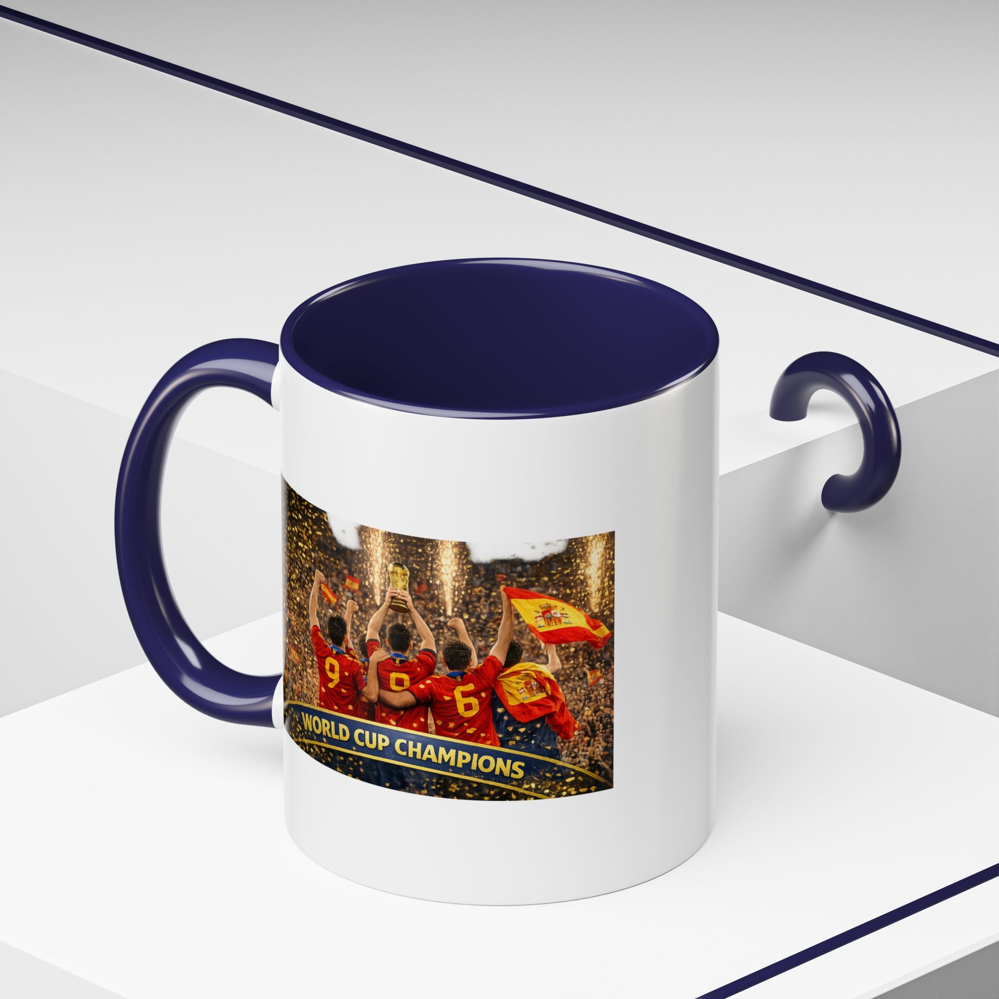 World Cup Champions Soccer Coffee Mug — Team Celebration Accent Mug