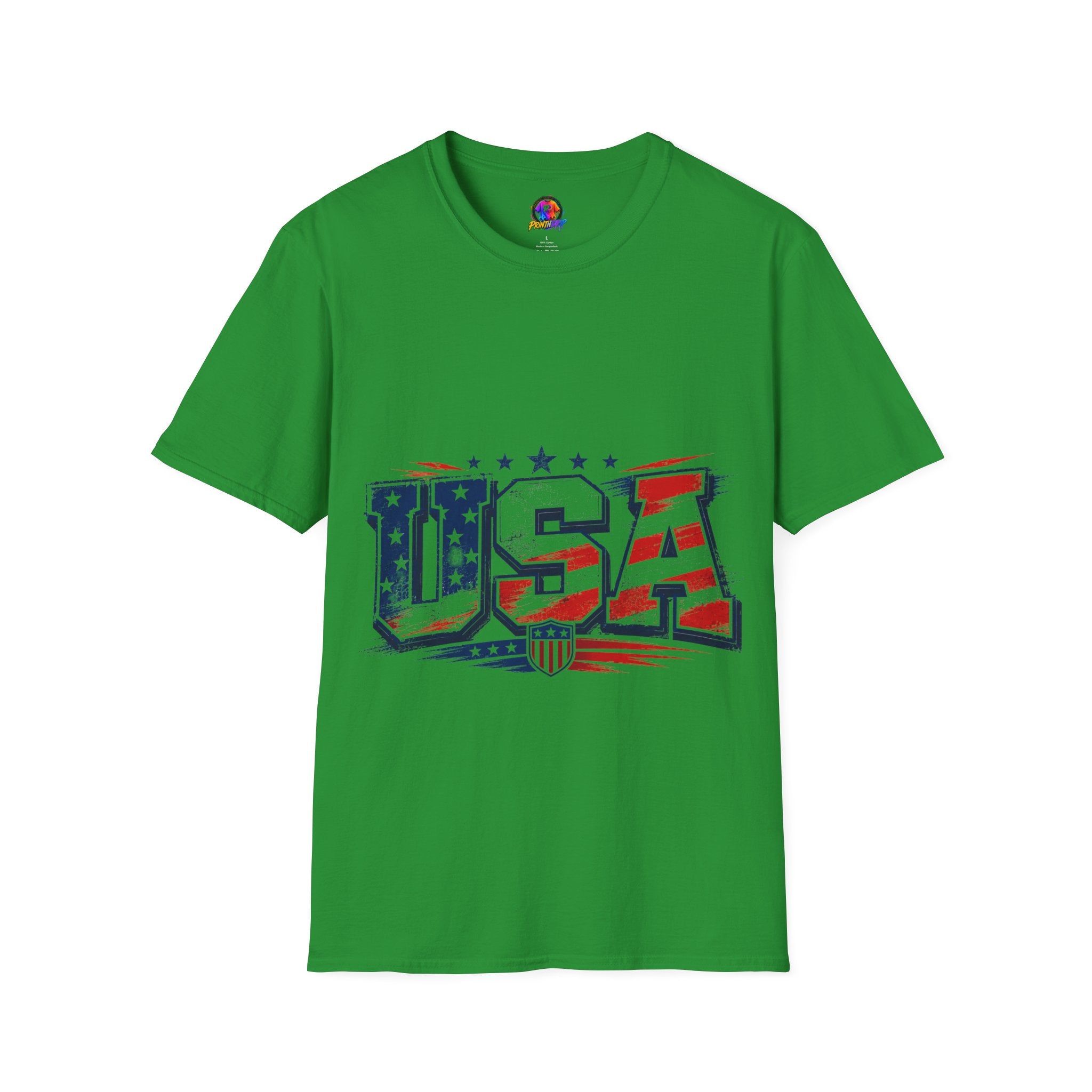 USA Flag Graphic T-Shirt — Patriotic American Pride Tee