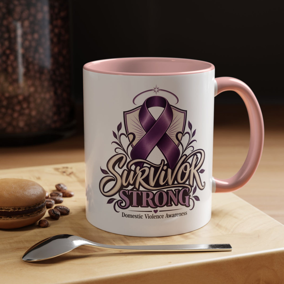 Domestic Violence Awareness Survivor Strong Coffee Mug