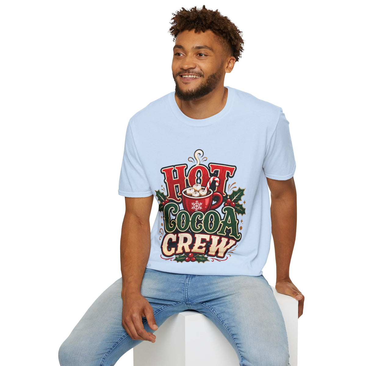 Hot Cocoa Crew T‑Shirt — Cozy Holiday Hot Chocolate Graphic Tee