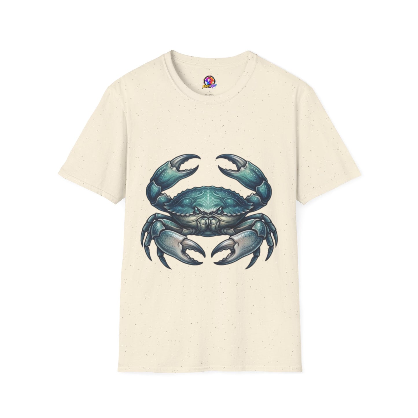 Crab Graphic T-Shirt — Coastal Sea Creature Tee