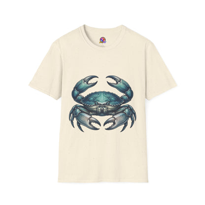 Crab Graphic T-Shirt — Coastal Sea Creature Tee