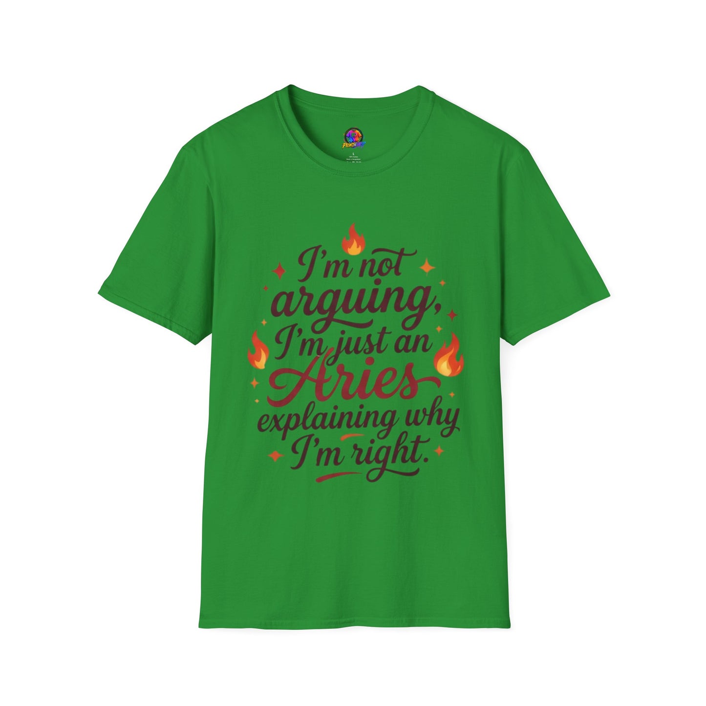 Aries Zodiac Tee — “I’m Not Arguing, I’m Just an Aries Explaining Why I’m Right”