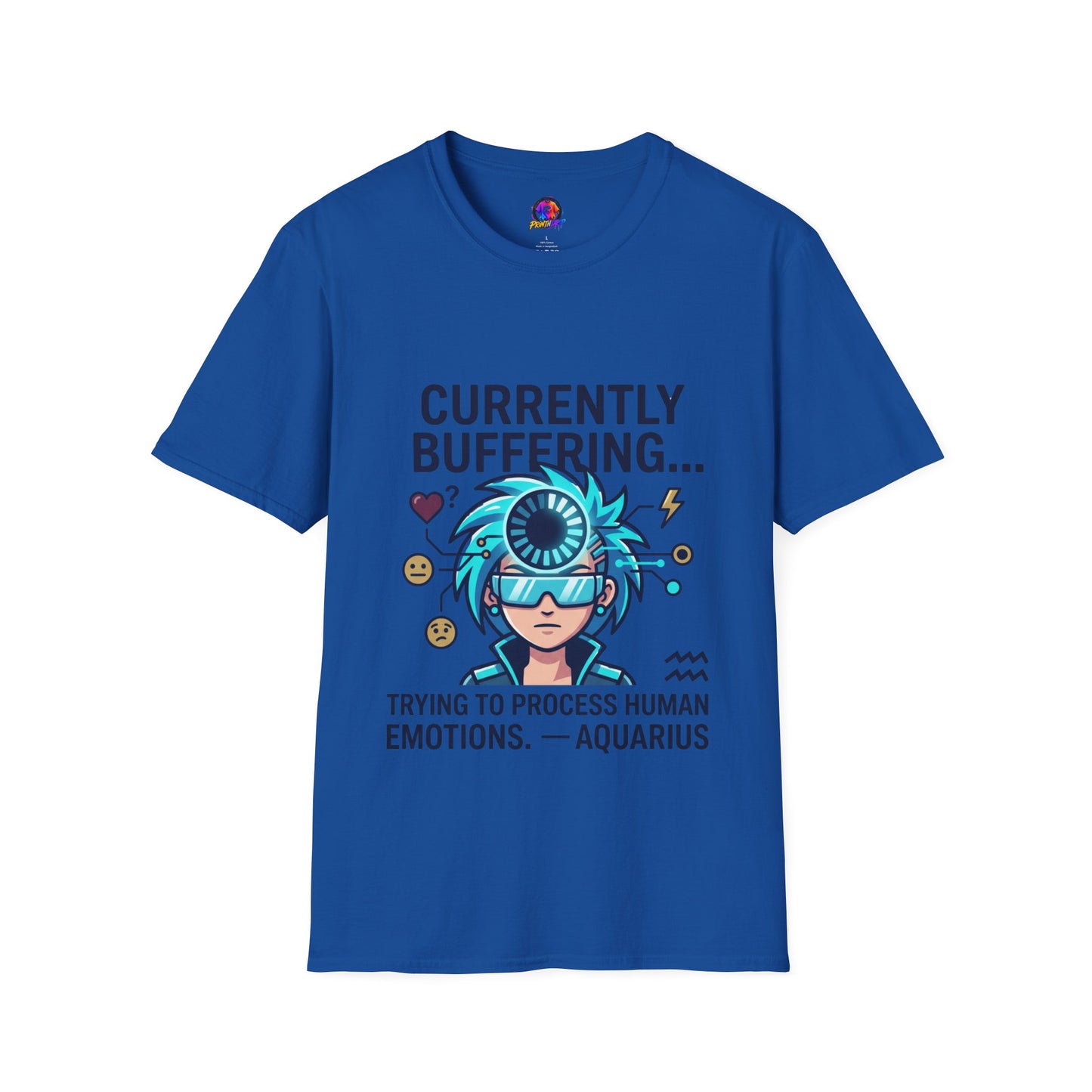 Currently Buffering T-Shirt — Funny Aquarius Zodiac Tee