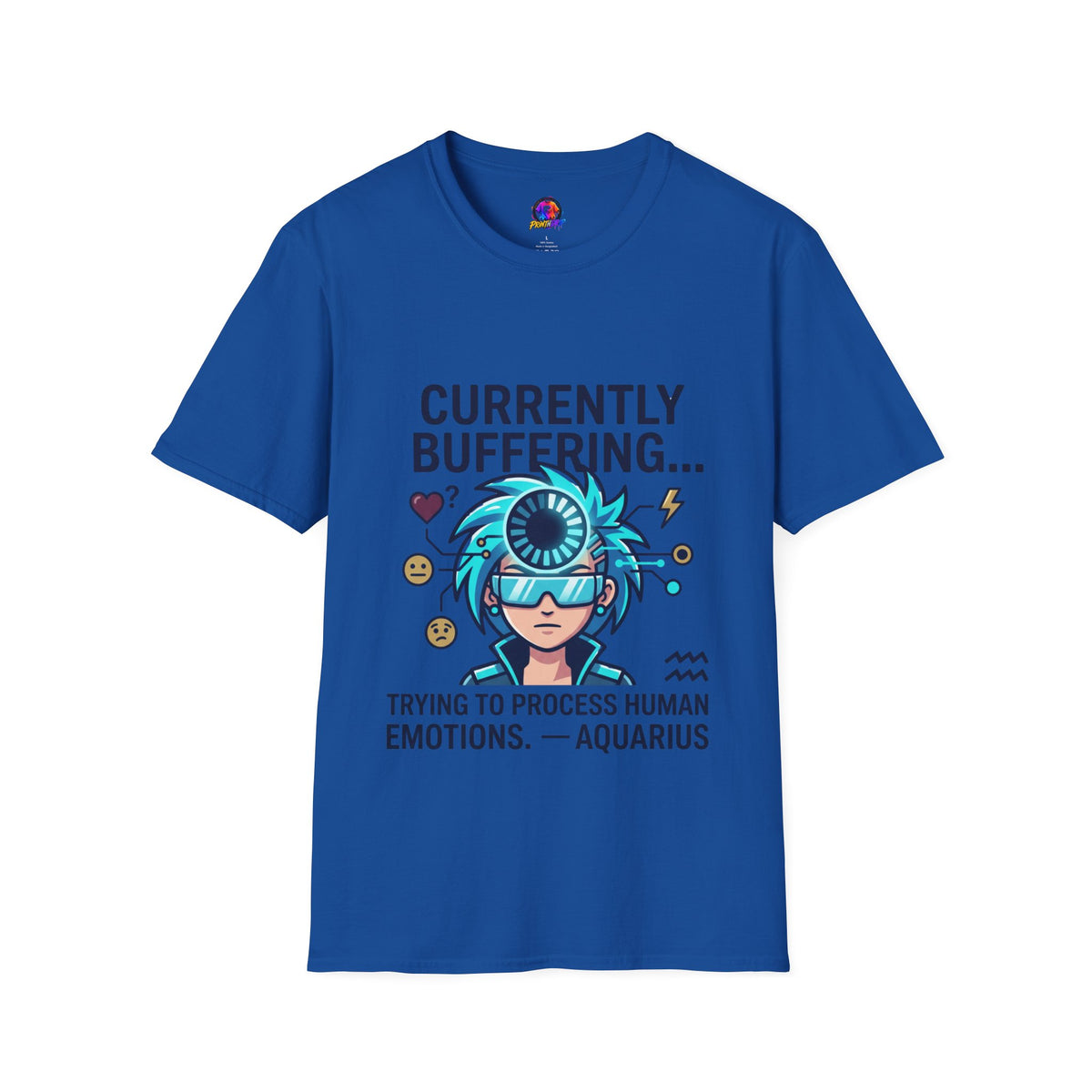 Currently Buffering T-Shirt — Funny Aquarius Zodiac Tee