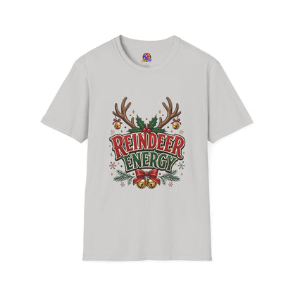 Reindeer Energy Christmas T-Shirt