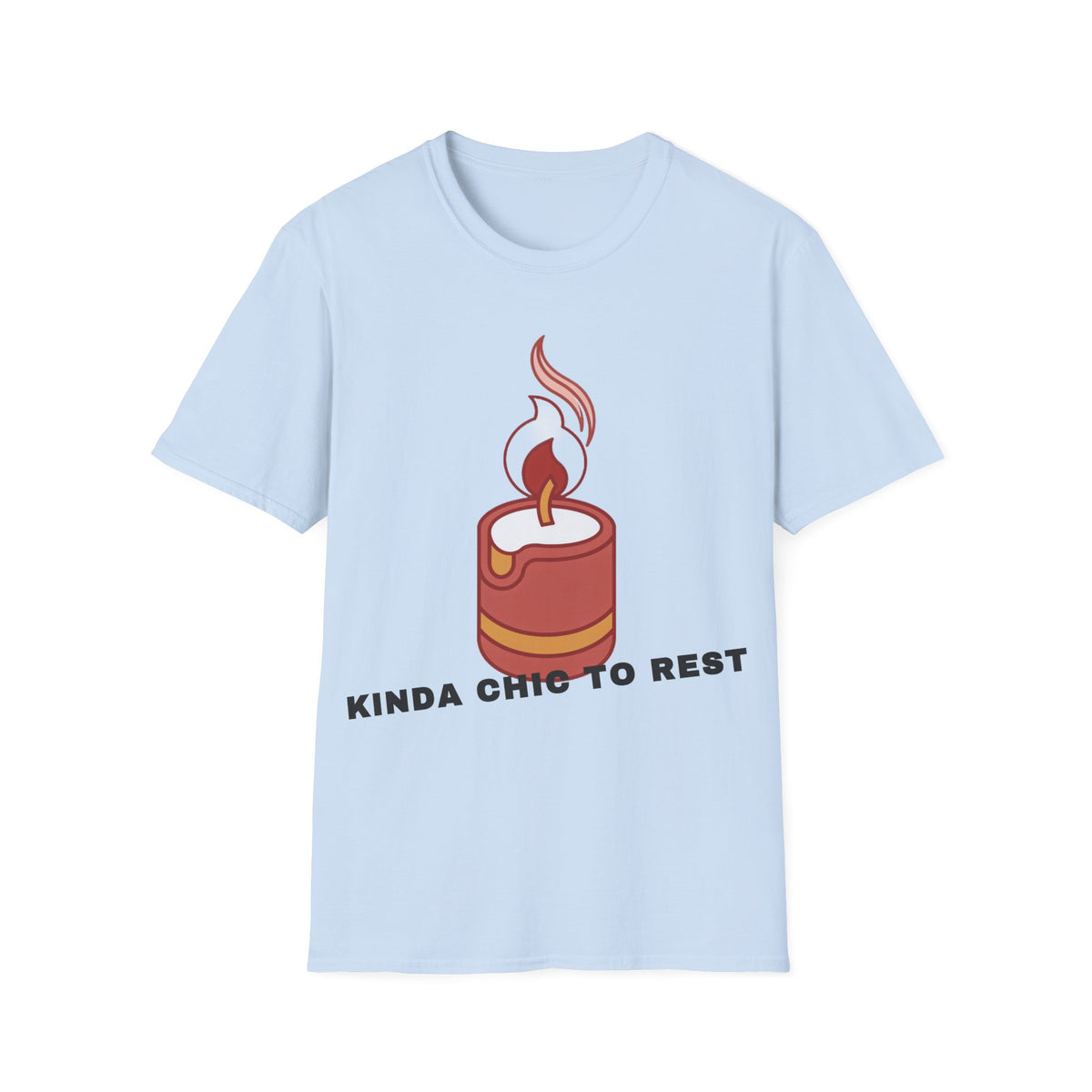 Candle Graphic T-Shirt — 'Kinda Lit' Cozy Candle Tee - Trending Now - September 2026